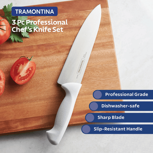 Tramontina Pro-Series 3 Piece Chefs Knife Set EasyOptionXY LLC