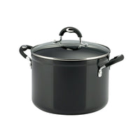 Tramontina 8 Qt Style Gray Non Stick Covered Stock Pot EasyOptionXY LLC