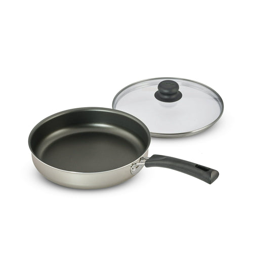Tramontina 10 In Champagne Nonstick Covered Deep Saute Pan EasyOptionXY LLC