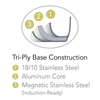 Tramontina Gourmet Tri-Ply Base Stainless Steel 3 Quart Sauce Pan with Lid EasyOptionXY LLC