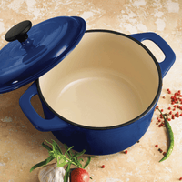 Tramontina 3.5-Quart Enameled Cast-Iron Round Dutch Oven EasyOptionXY LLC