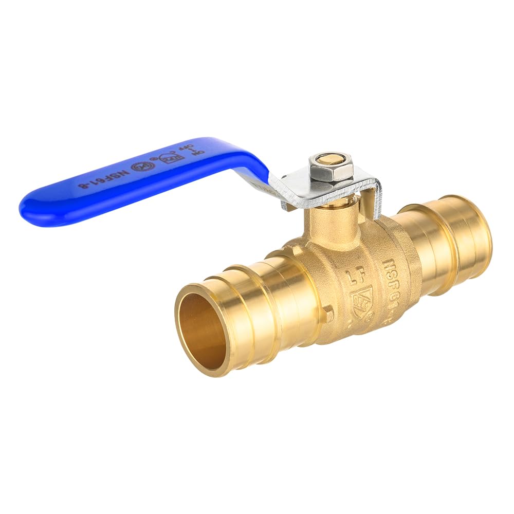 1" PEX Expansion Ball Valve, Blue (Lead Free)