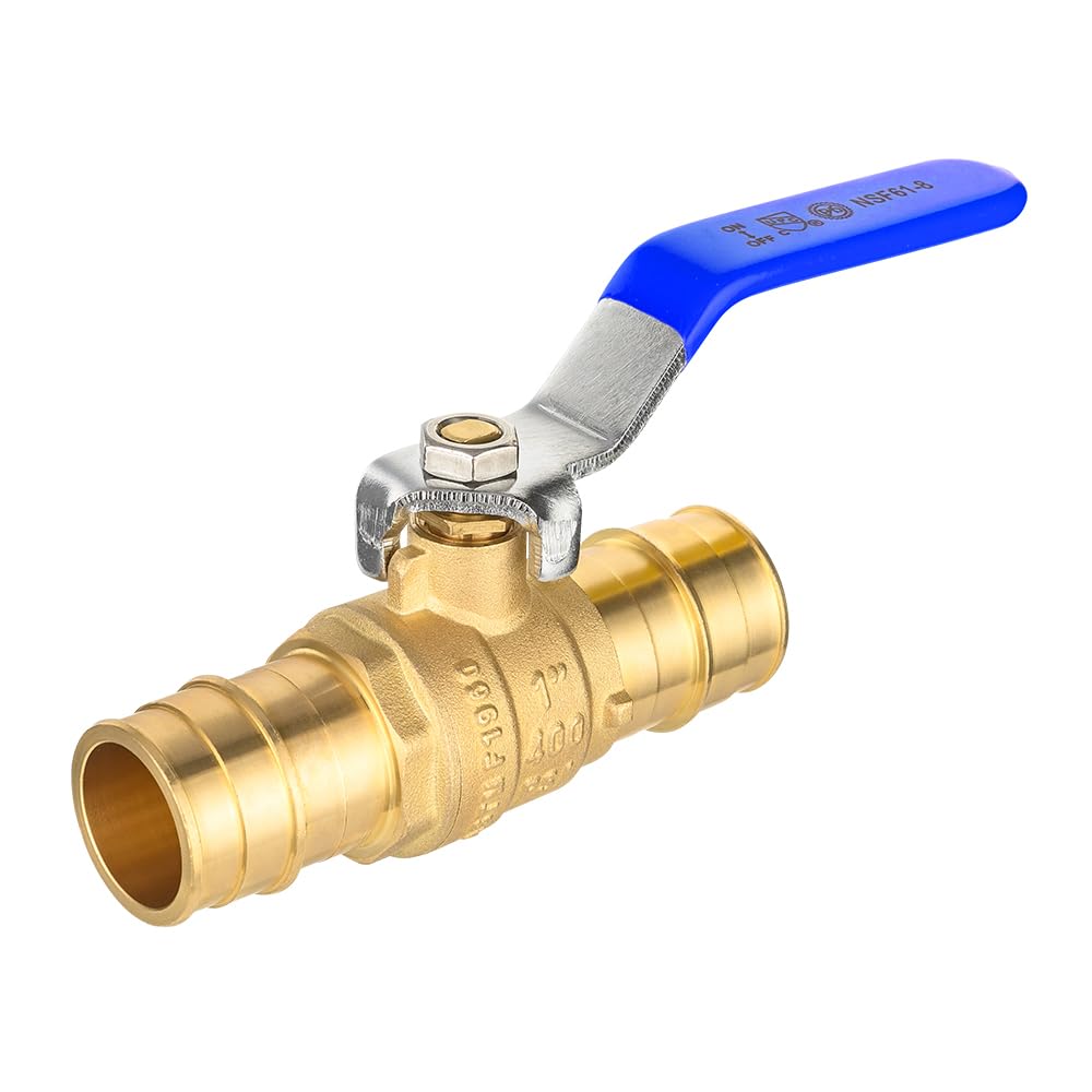 1" PEX Expansion Ball Valve, Blue (Lead Free)