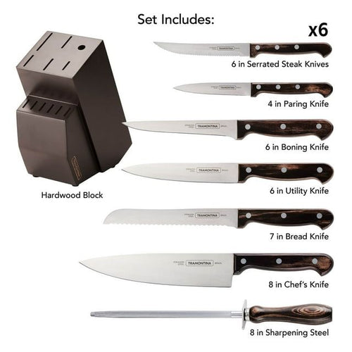 Tramontina 13 Piece Knife Set EasyOptionXY LLC