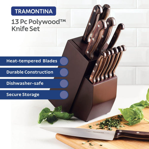 Tramontina 13 Piece Knife Set EasyOptionXY LLC