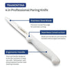 Tramontina Pro-Series 4" Kitchen Paring Knife EasyOptionXY LLC
