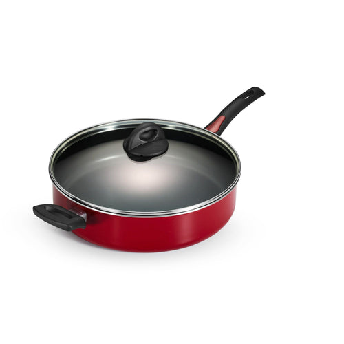 Tramontina Everyday 5 Quart Red Non-Stick Covered Jumbo Cooker EasyOptionXY LLC