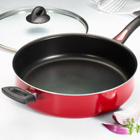 Tramontina Everyday 5 Quart Red Non-Stick Covered Jumbo Cooker EasyOptionXY LLC