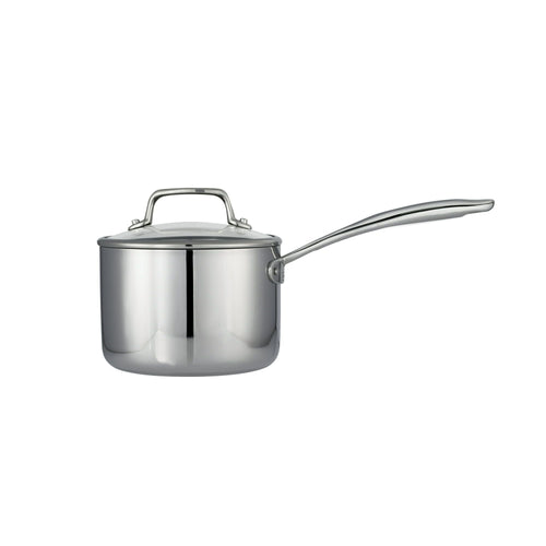 Tri-Ply Clad 2 Qt Covered Stainless Steel Sauce Pan EasyOptionXY LLC