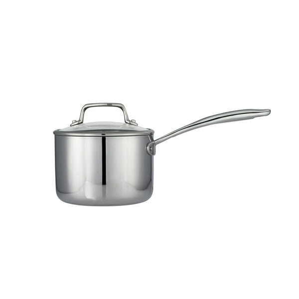 Tri-Ply Clad 2 Qt Covered Stainless Steel Sauce Pan EasyOptionXY LLC