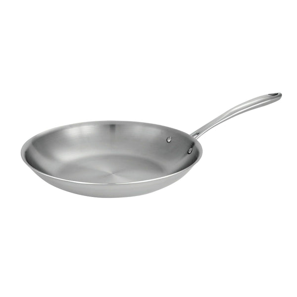 Tri-Ply Clad 12 in Stainless Steel Fry Pan EasyOptionXY LLC