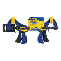 IRWIN Quick Grip 1964743 6" Quick-Grip One-Handed Mini Bar Clamp 2 Count EasyOptionXY LLC