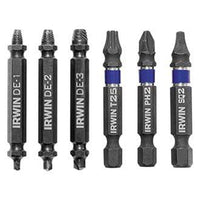 Irwin 1876225 - Impact SCREW-GRIP 6-Piece Double-Ended Screw Extractor Set EasyOptionXY LLC