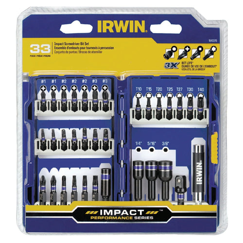 Irwin 1840315 Fastener Drive 33 Piece Set EasyOptionXY LLC