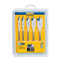 Irwin Speedbor Multiple in. Dia. x 6 L Carbon Steel Spade Bit Set 1/4 in. Hex Shank 5 pc. EasyOptionXY LLC