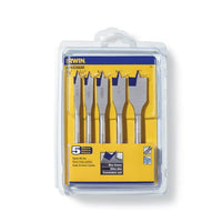 Irwin Speedbor Multiple in. Dia. x 6 L Carbon Steel Spade Bit Set 1/4 in. Hex Shank 5 pc. EasyOptionXY LLC