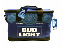 Bud Light Soft Sided Cooler Beverage Bag with Token Key Chain - Blue EasyOptionXY LLC