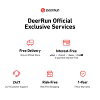 DeerRun A5 Pro Smart 2 in 1 Folding Treadmill Silver DeerRun®