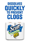 Scott Rapid-Dissolving Toilet Paper, 12 Regular Rolls EasyOptionXY LLC