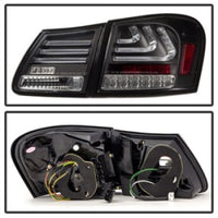 Spyder 07-11 Lexus GS 350 LED Tail Lights Black ALT-YD-LGS06-LED-BK OffRoadUSA.com