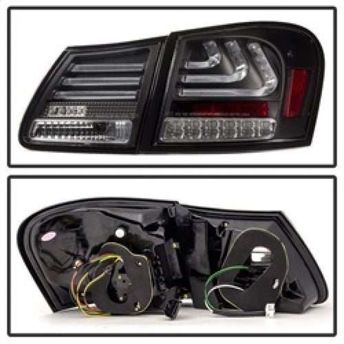 Spyder 07-11 Lexus GS 350 LED Tail Lights Black ALT-YD-LGS06-LED-BK OffRoadUSA.com