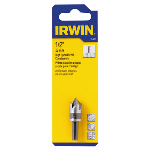 Irwin 585-12411 1/2&quot High Speed Steel Countersinks EasyOptionXY LLC