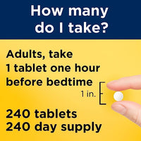 Nature Made Melatonin 3mg Tablets, 100% Drug Free Sleep Aid for Adults, 240 Tablets, 240 Day Supply EasyOptionXY LLC