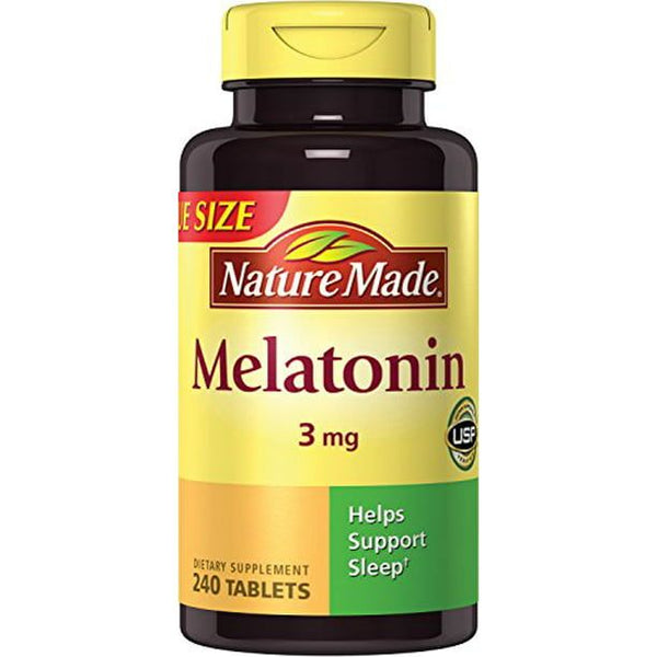 Nature Made Melatonin Tablets, Value Size, 3 Mg, 240 Count EasyOptionXY LLC