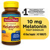 Nature Made Fast Dissolve Melatonin 10mg Tablets, 100% Drug Free Sleep Aid, 45 Count EasyOptionXY LLC