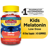 Nature Made Kids First Sleep, Kids Melatonin Gummies, Sleep Aid, 45 Count EasyOptionXY LLC