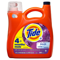 Tide Plus Febreze Spring & Renewal Liquid Laundry Detergent, 94 Loads, 146 oz EasyOptionXY LLC