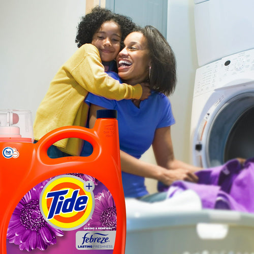 Tide Plus Febreze Spring & Renewal Liquid Laundry Detergent, 94 Loads, 146 oz EasyOptionXY LLC