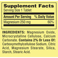 Spring Valley Magnesium Bone & Muscle Health Dietary Supplement Tablets, 250 mg, 100 Count EasyOptionXY LLC