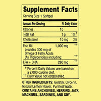 Spring Valley Omega-3 Fish Oil Soft Gels, Heart Health Dietary Supplement, 1000 mg, 60 Count EasyOptionXY LLC