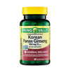 Spring Valley Korean Panax Ginseng Vegetarian Capsules, 100 mg, 60 Count EasyOptionXY LLC