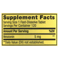 Spring Valley Melatonin Sleep Health Dietary Supplement Tablets, Strawberry, 5 mg, 120 Count EasyOptionXY LLC