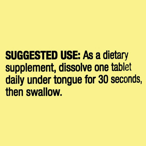 Spring Valley Vitamin B12 Quick-Dissolve Tablets Dietary Supplement, 2,500 Mcg, Cherry Flavor, 120 Count EasyOptionXY LLC