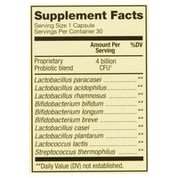 Spring Valley Daily Probiotic Dietary Supplement Vegetarian Capsules for Digestive Health, 30 Count EasyOptionXY LLC