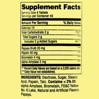 Spring Valley Papaya Enzyme Complex Chewable Tablets Dietary Supplement, 180 Count EasyOptionXY LLC