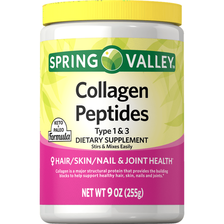 Spring Valley Collagen Peptides Type 1 & 3 Dietary Supplement, 9 oz EasyOptionXY LLC