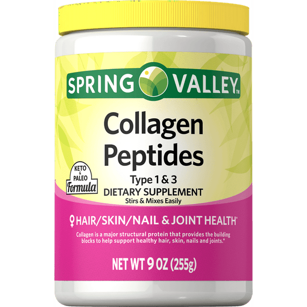 Spring Valley Collagen Peptides Type 1 & 3 Dietary Supplement, 9 oz EasyOptionXY LLC