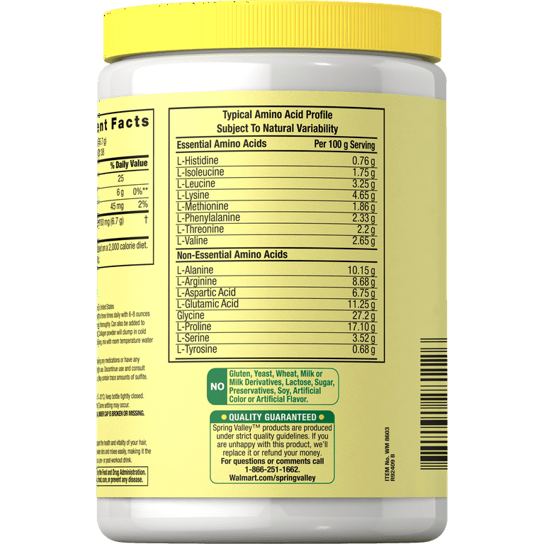 Spring Valley Collagen Peptides Type 1 & 3 Dietary Supplement, 9 oz EasyOptionXY LLC