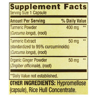 Spring Valley Turmeric Curcumin with Ginger Powder General Wellness Dietary Supplement Vegetarian Capsules, 500 mg, 90 Count EasyOptionXY LLC