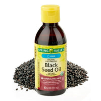 Spring Valley Organic Cold-Pressed Black Seed Oil, Liquid Dietary Supplement, 6 fl oz EasyOptionXY LLC