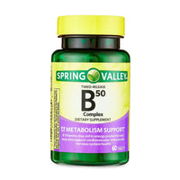 Spring Valley B-50 Complex Timed-Release Tablets Dietary Supplement, 60 Count EasyOptionXY LLC