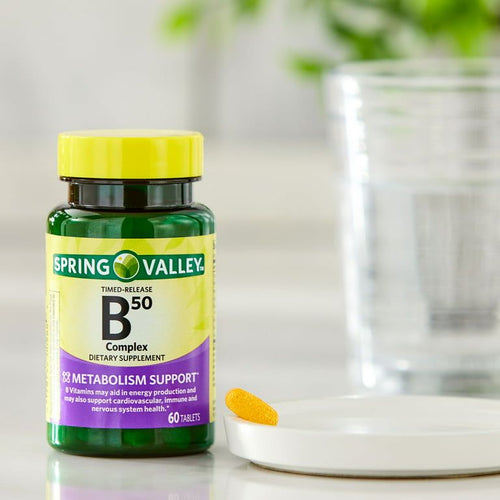 Spring Valley B-50 Complex Timed-Release Tablets Dietary Supplement, 60 Count EasyOptionXY LLC