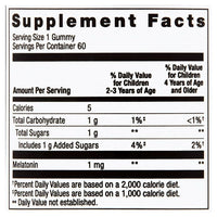 Spring Valley Kids Melatonin Dietary Supplement Gummies, Raspberry, 1 mg, 60 Count EasyOptionXY LLC