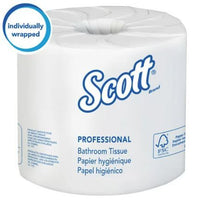Scott Essential 100% Recycled Fiber SRB Bathroom Tissue, Septic Safe, 2-Ply, White, 506 Sheets/Roll, 80 Rolls/Carton EasyOptionXY LLC