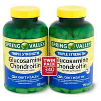 Spring Valley Glucosamine Chondroitin Dietary Supplement Twin Pack, 340 Count, 2 Pack EasyOptionXY LLC