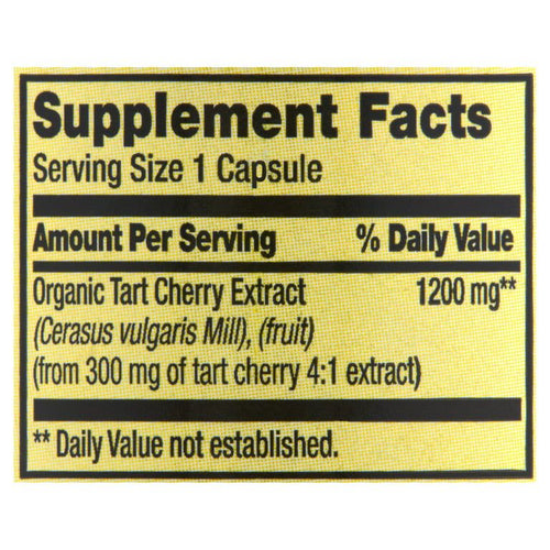 Spring Valley Tart Cherry Extract Antioxidant Support Dietary Supplement Vegetarian Capsules, 1,200 mg, 90 Count EasyOptionXY LLC
